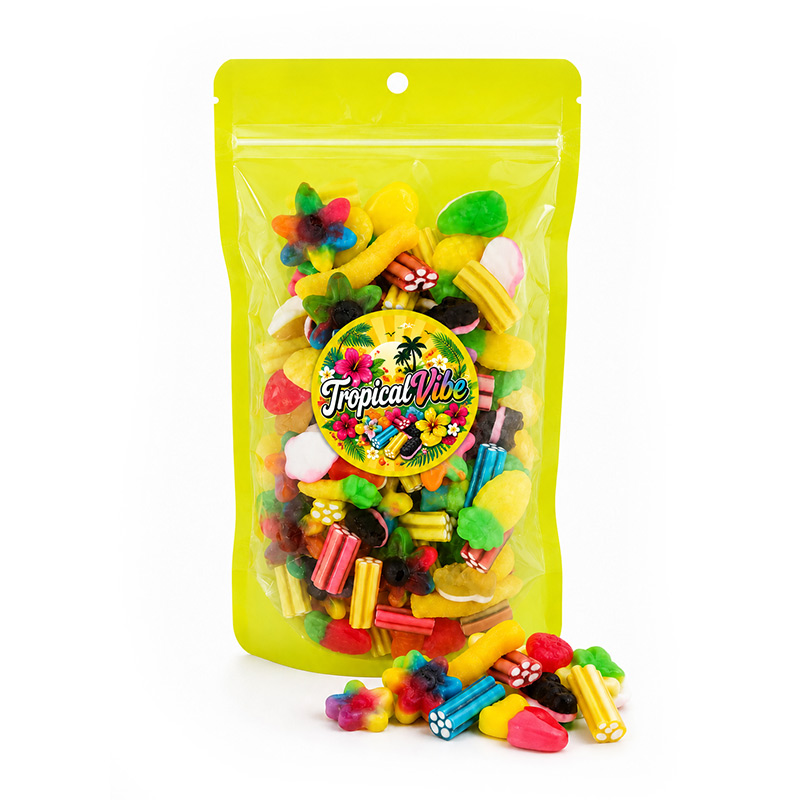 Stazak kleur mix snoep "Tropical Vibe" (450 gram)